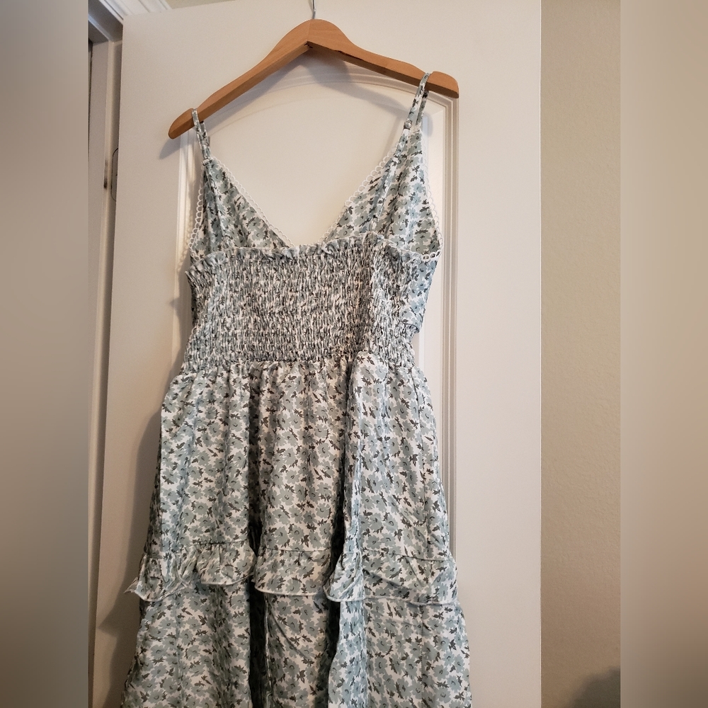 Floral Print Ruffle Cami Dress - Picture 3 of 12